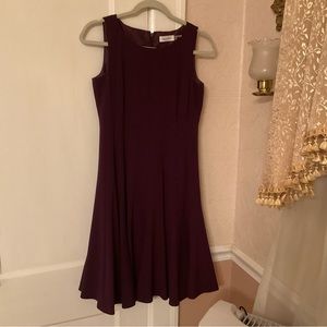Calvin Klein cocktail dress size 4P Purple